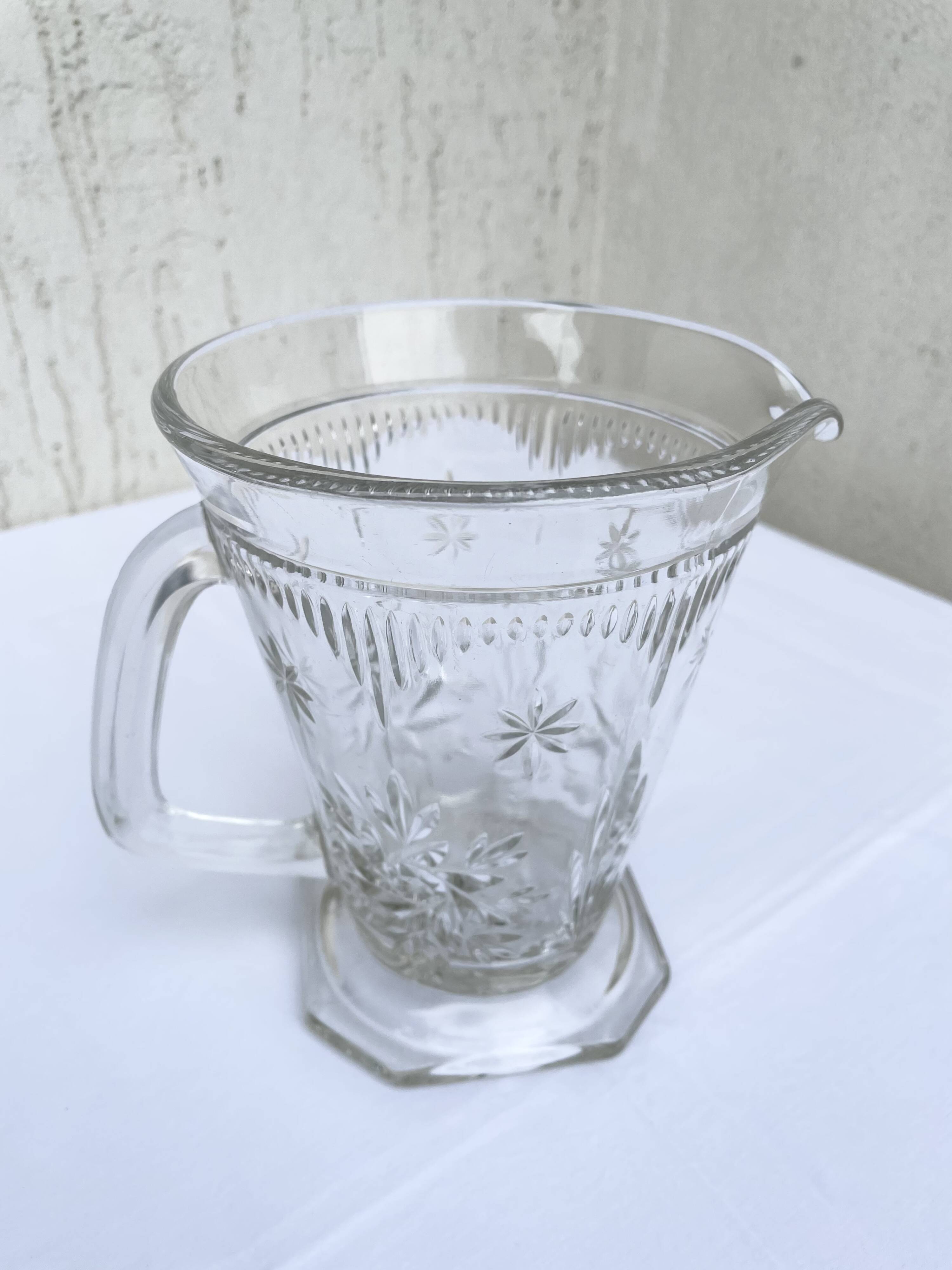 Cut glass jug Art Deco – 1950s