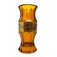 Vase Art Déco, verre miel oroplastique, Moser, Tchécoslovaquie, années 1930