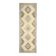 1970s Vintage Turkish Hand-Knotted Wool & Cotton Beige Rug 136x388