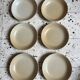 6 deep plates in stoneware