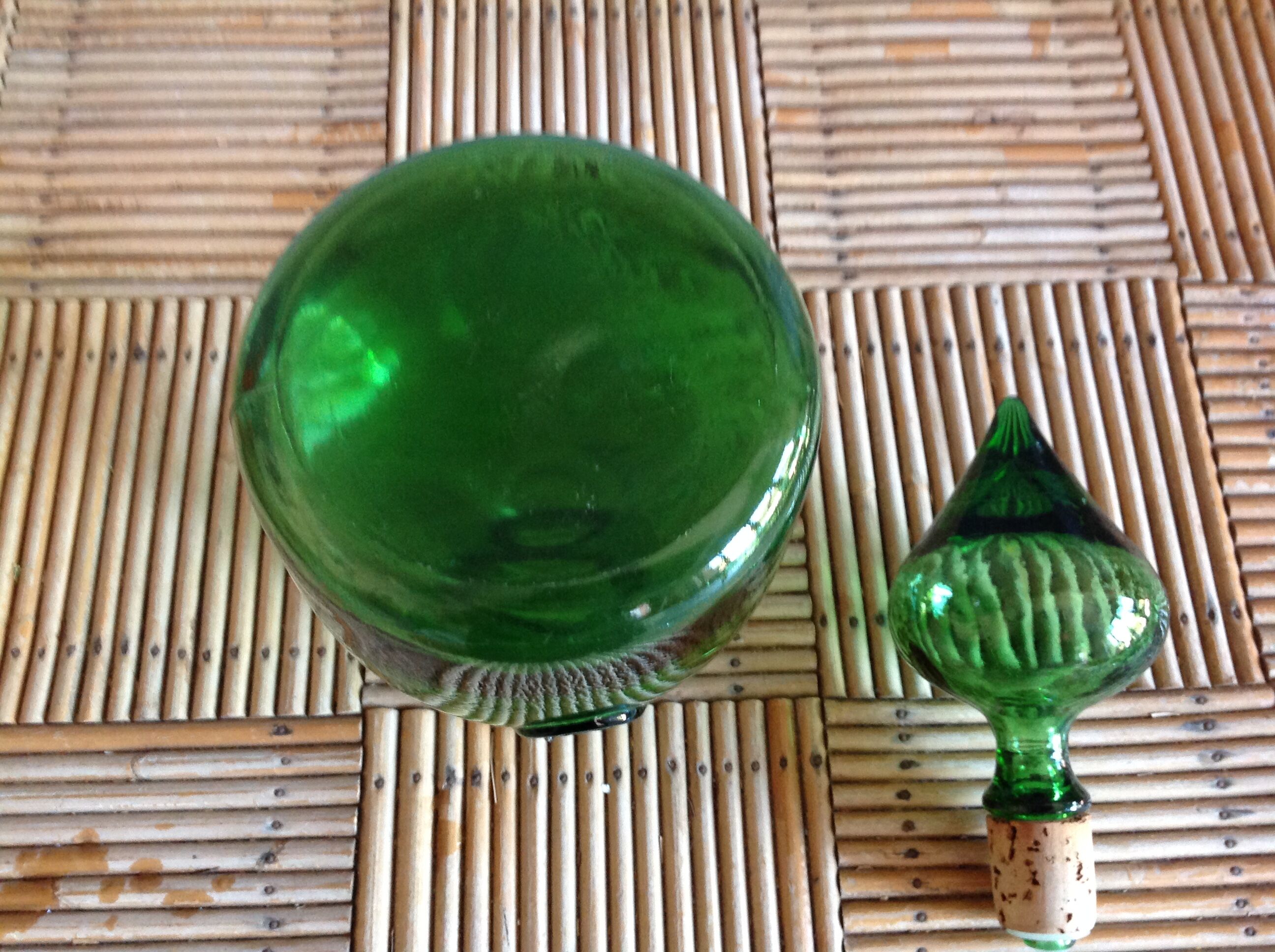 Vintage glass carafe