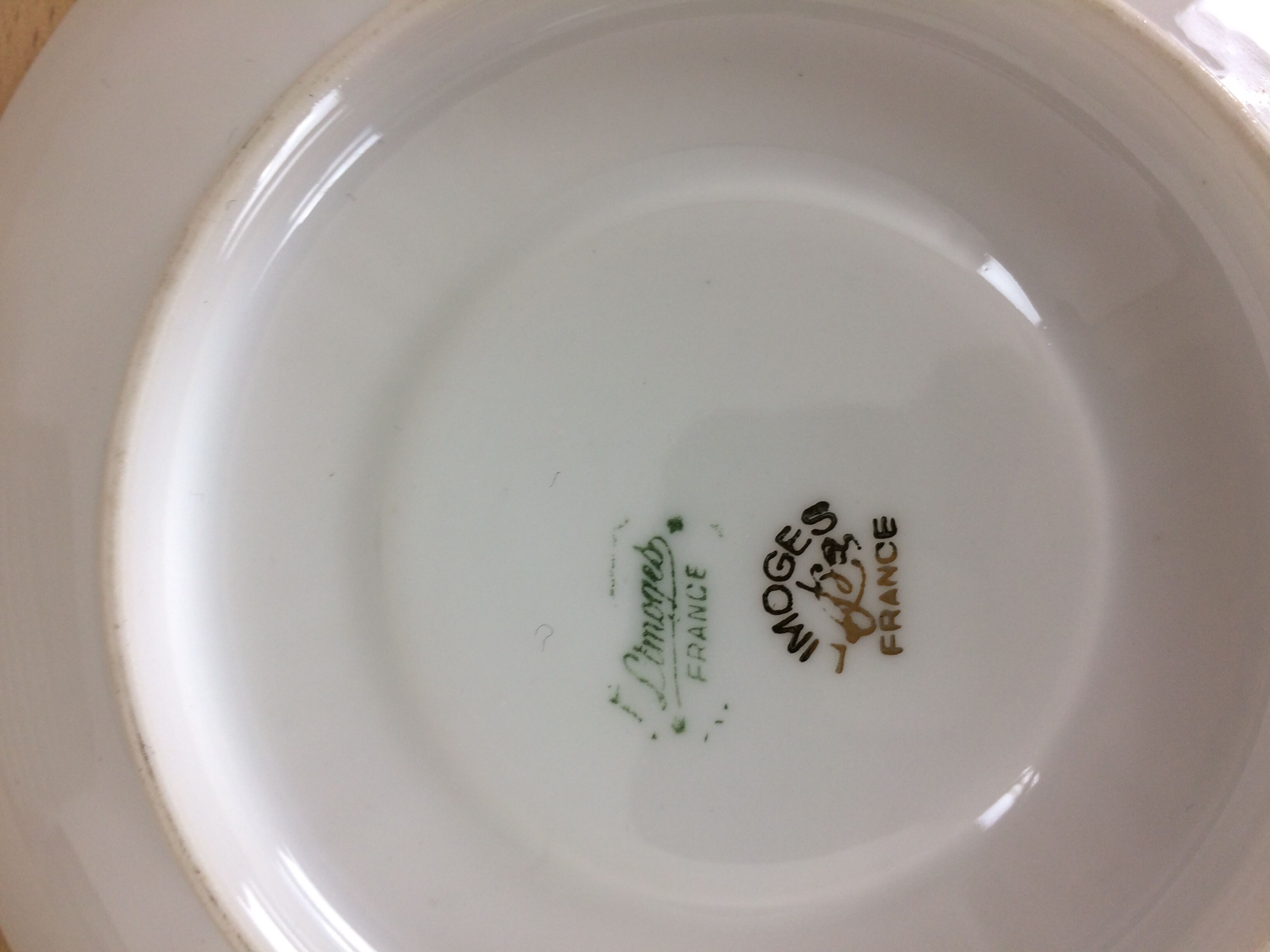12 cups porcelain tea cups from Limoges