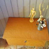 Compass foot bedside table