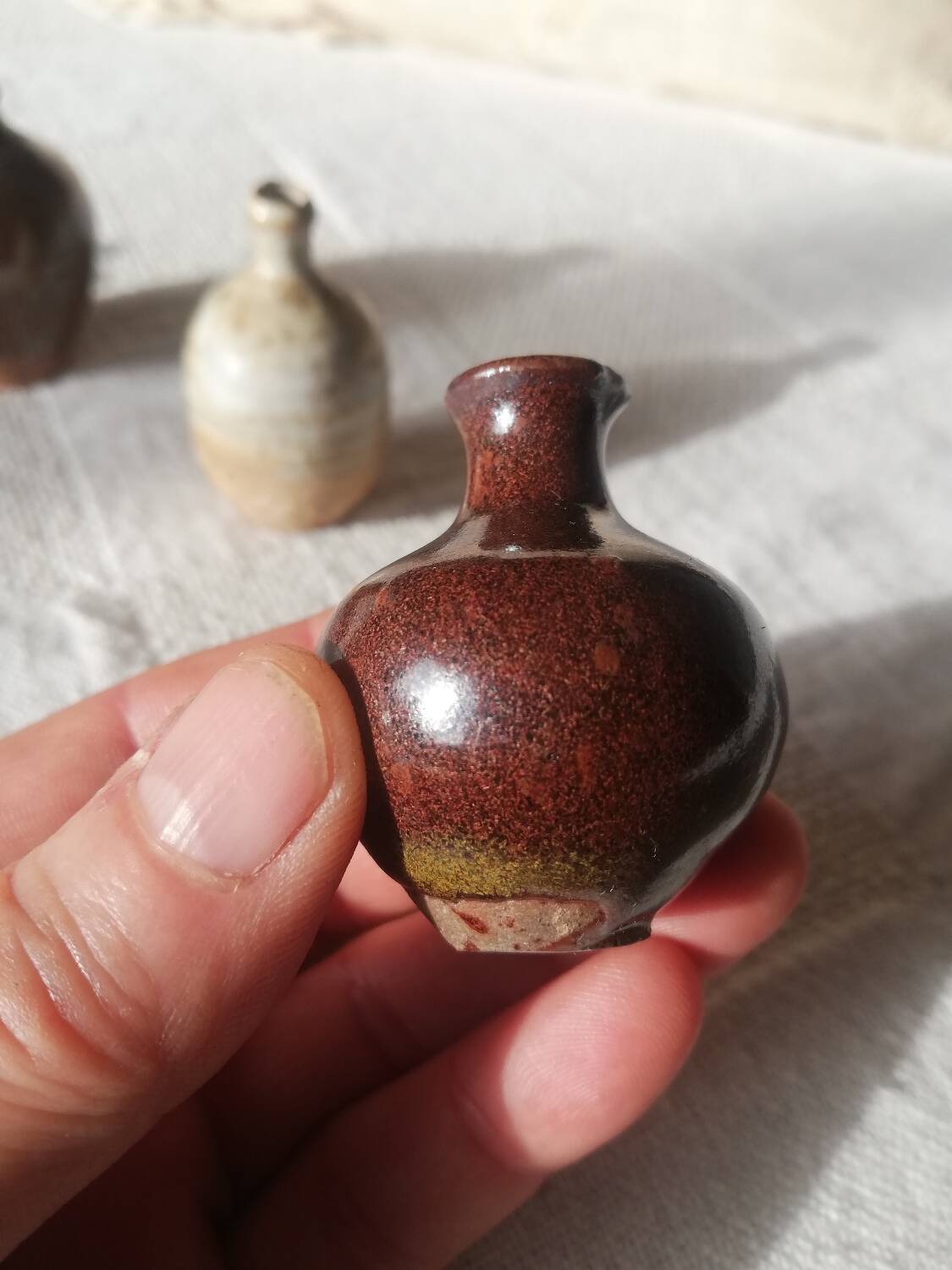 4 poteries miniatures