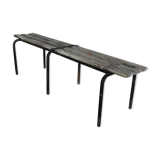 Vintage school bench