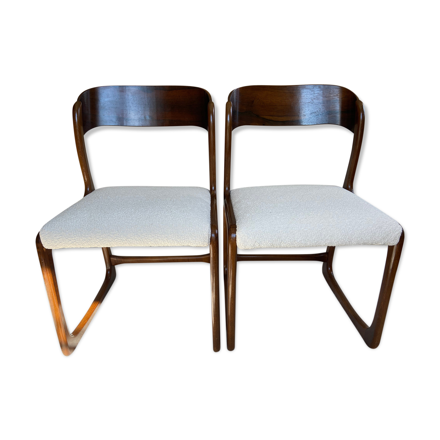 Set of 2 Baumann sleigh chairs