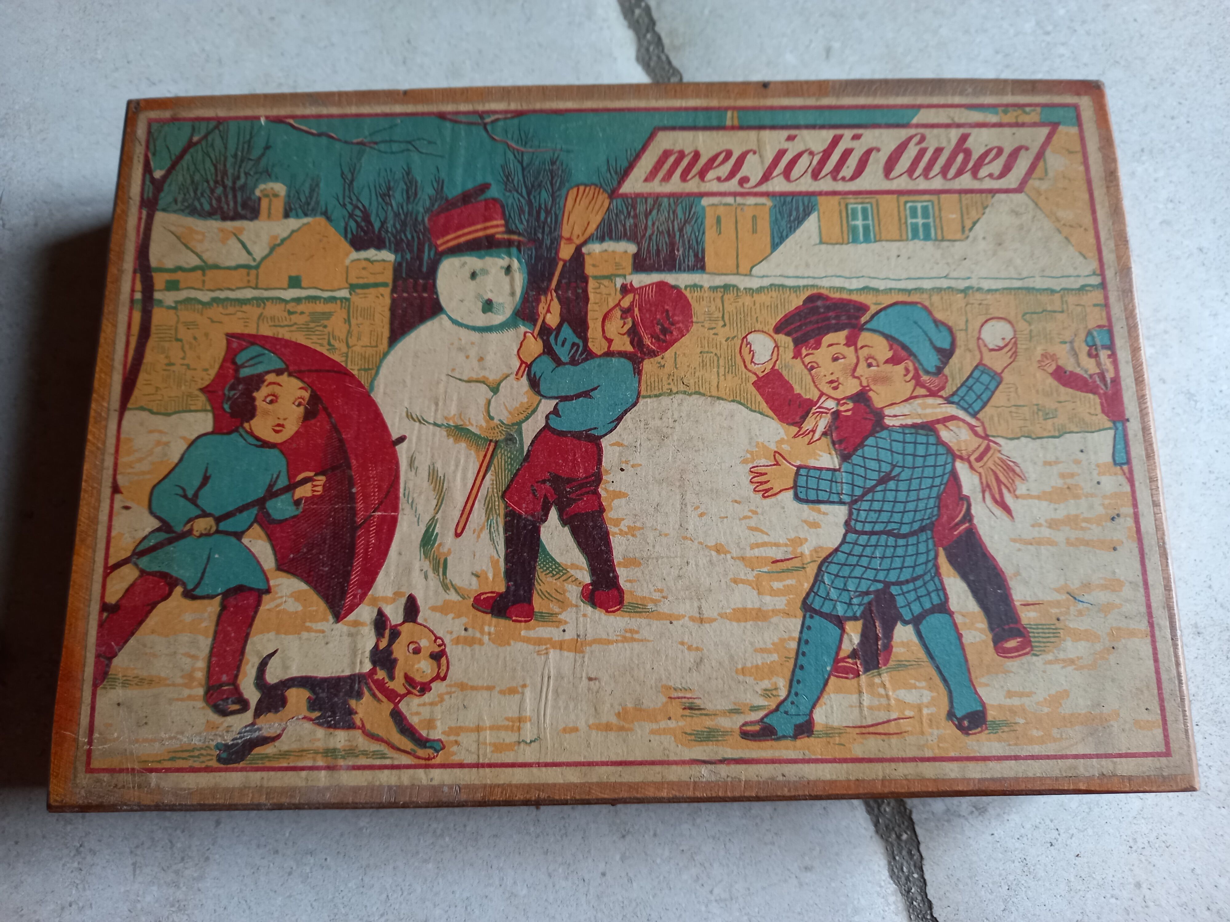 "My pretty cubes" wooden cube sets year 30' 40'