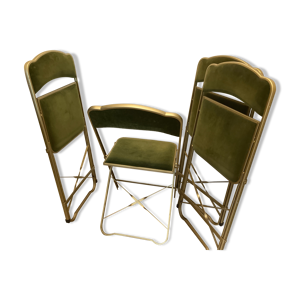 Lot 4 chaises pliantes