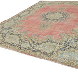 Hand-Knotted Persian Antique 1970s 336 cm x 454 cm Beige Wool Carpet