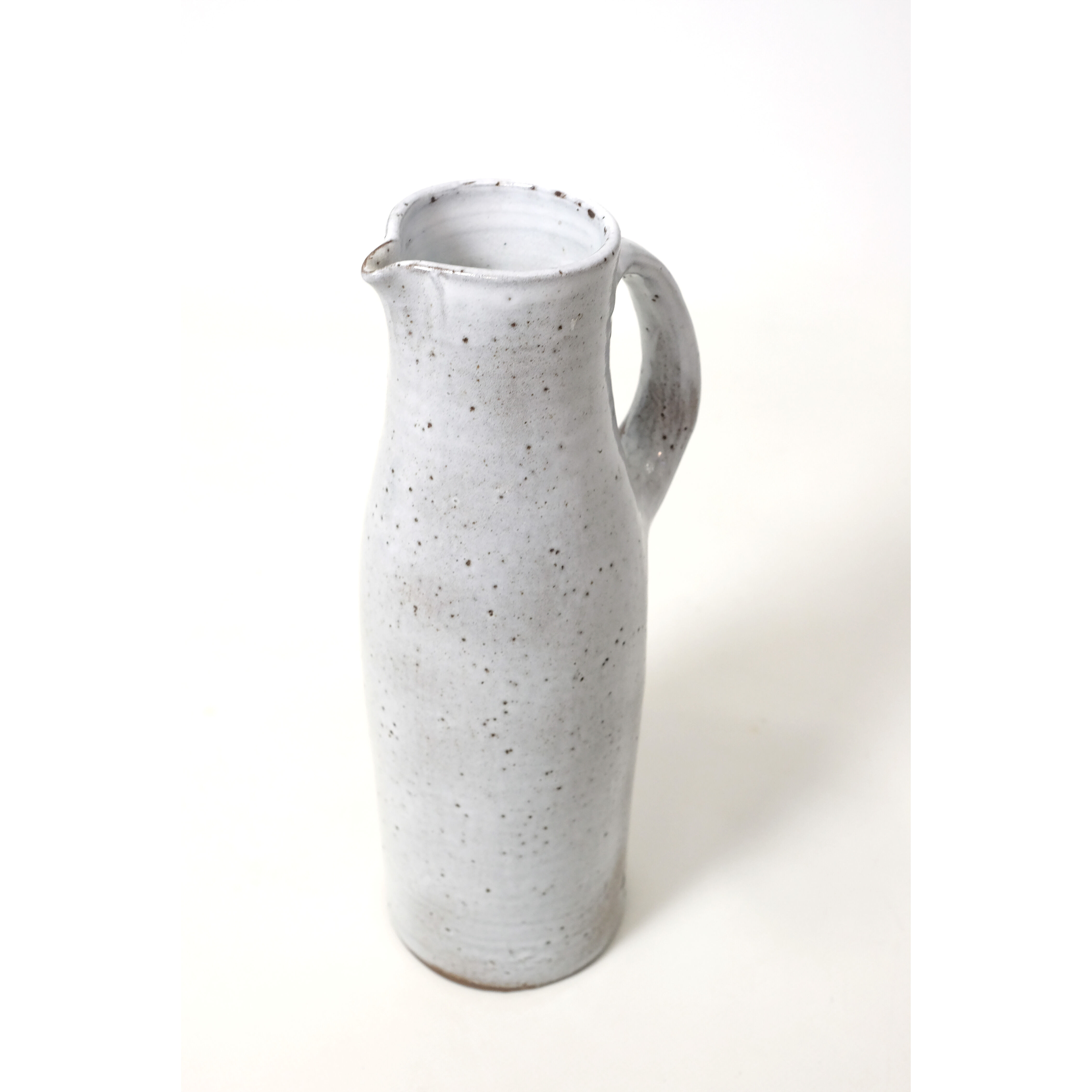 Jeanne and Norbert Pierlot, pitcher in enamelled stoneware, 30cm.