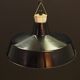 Black pendant lamp, Danish design, 1960s, production: Denmark