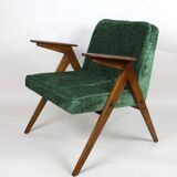 Fauteuil Green Bunny de Józef Chierowski années 1970
