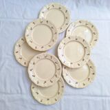 Dessert or starter plates Digoin Sarreguemines