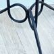 Vintage geometric steel plant holder