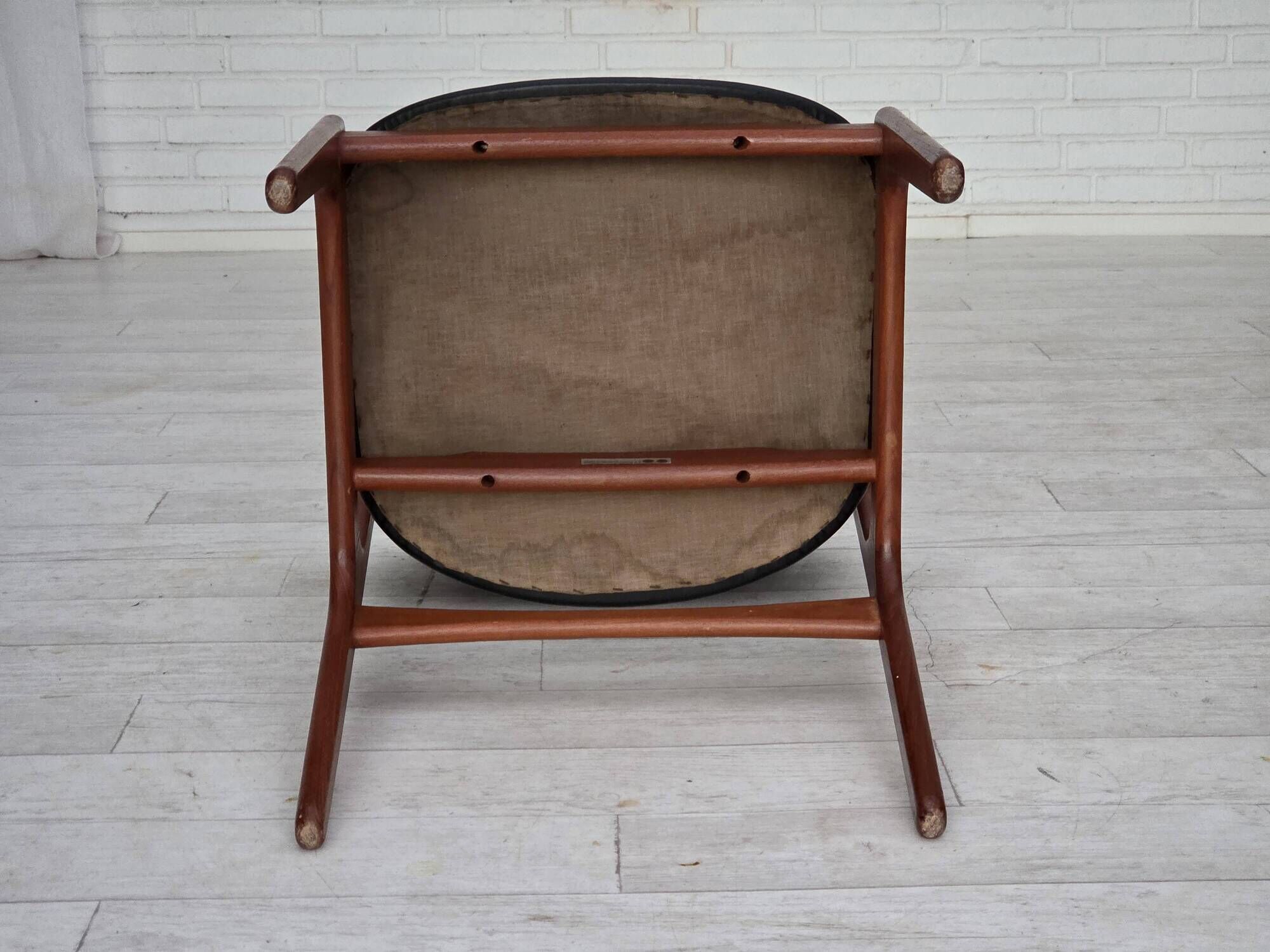 1960s, Danish design by Erik Buch, model 49, pair of chairs, teak wood.