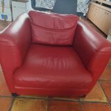 Roche Bobois leather armchair