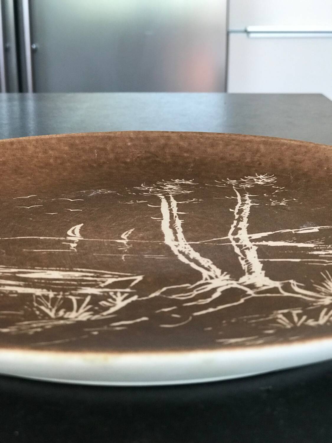 Plate signed Cazalas