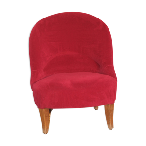fauteuil crapaud velours