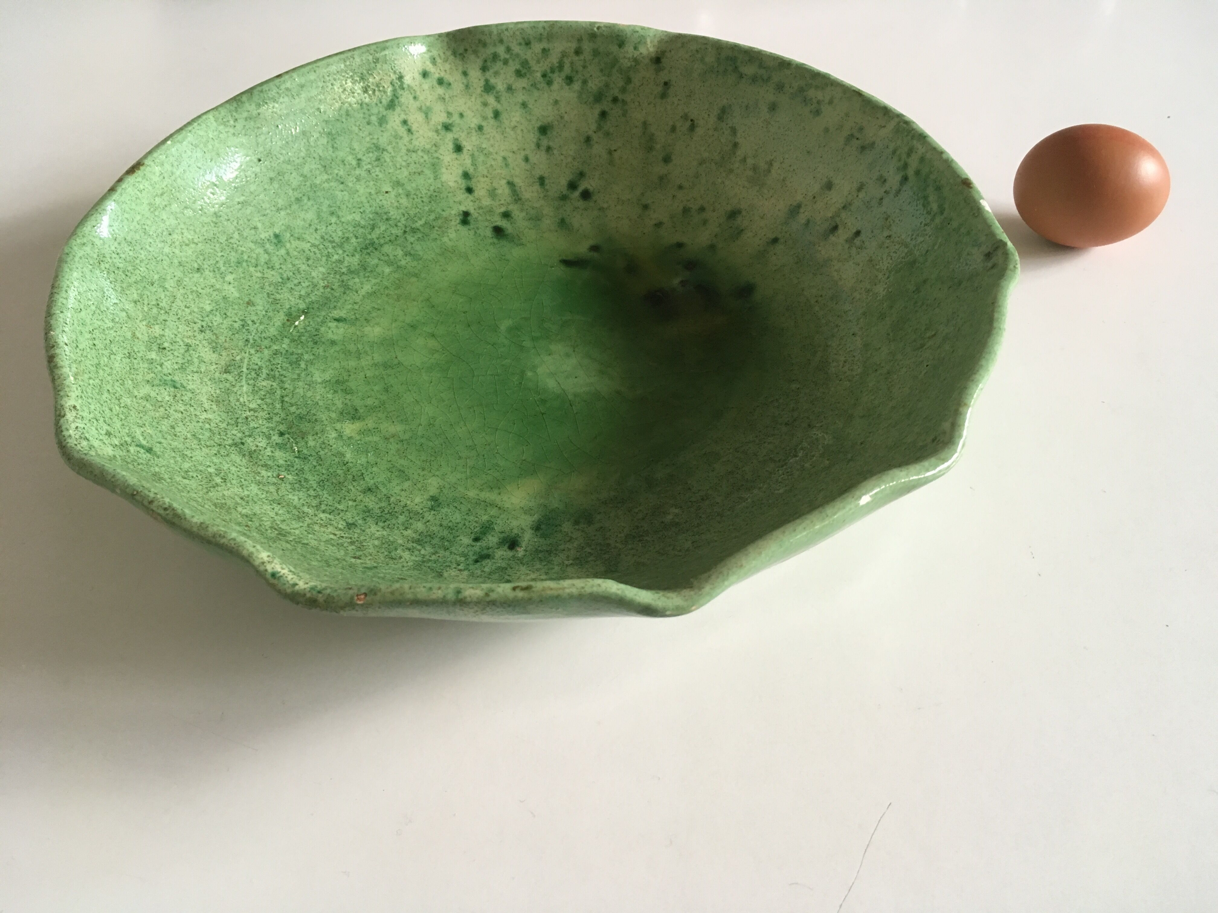 Vallauris Dieulefit glazed earthhollow dish 60