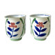 Porcelain cup duo