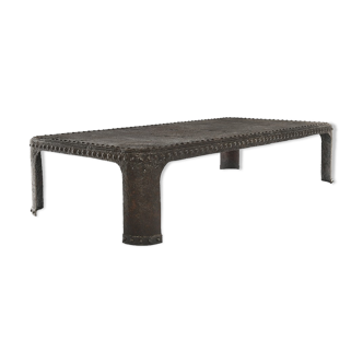 Cast-iron coffee table