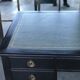 Bureau de dame en bois noirci