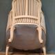 Bergere dd style Louis XV lacquered white