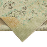 Handmade wool oriental beige rug 181 cm x 327 cm