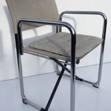 Folding Canvas Chair X75-2 Börje Lindau & Bo Lindekrantz Lammhults 1970s