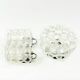 Set of 3 Mid-Century Glass Ceiling Light and Wall Lamps by Helena Tynell for Limburg, Germany, 1960s