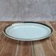Oval dish Céranord Saint-Amand green & gold