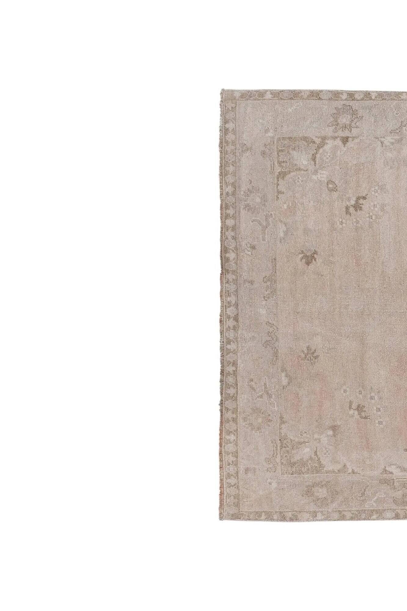Vintage handmade Turkish rug 145x290 cm