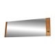 Grand miroir fumé encadrement asymétrique, années 70