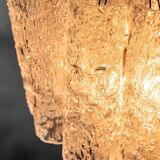 1960s vintage modern antique blown murano glass 3-light chandelier