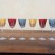 Verres à vin de couleur