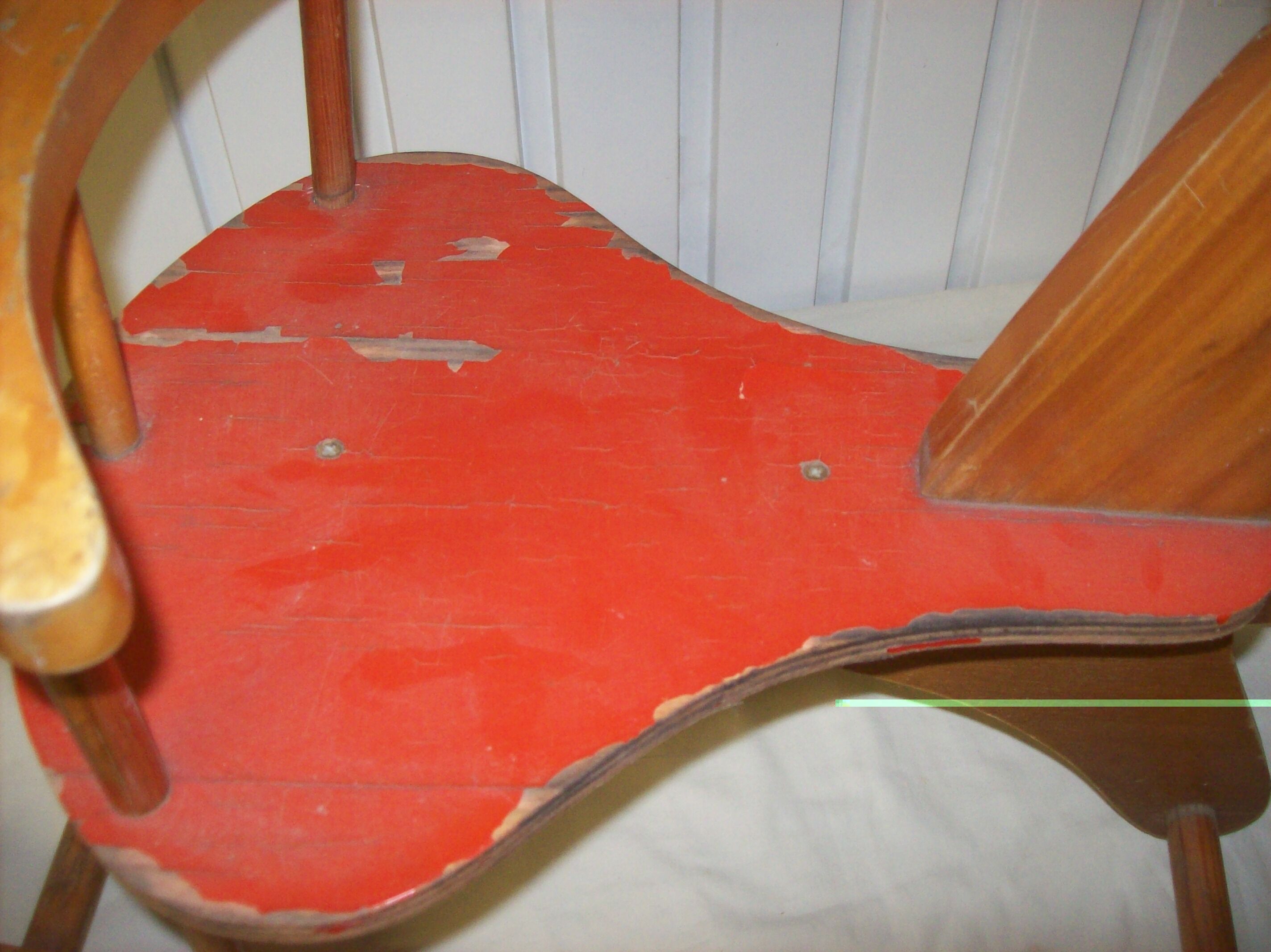 Wooden rocking horse