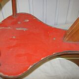 Wooden rocking horse