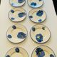 Set of 10 Lunéville earthenware dinner plates