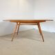 Table en chêne extensible vintage, František Jirák