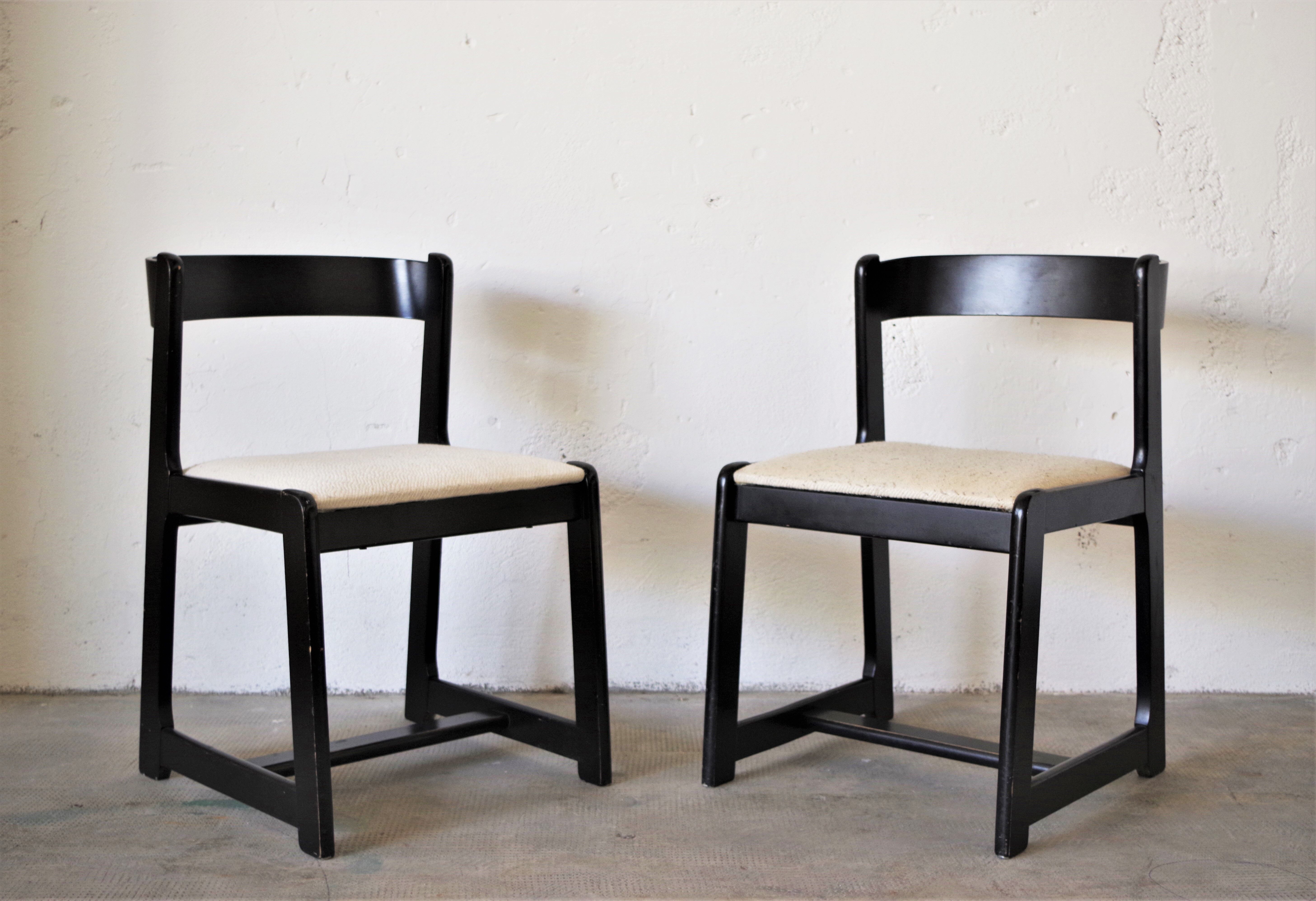 Dining chairs by Mario Sabot, 1970s, Set of 2