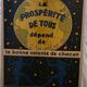 Affiche 1920 « la prospérité de tous dépend de la bonne volonté de chacun » -