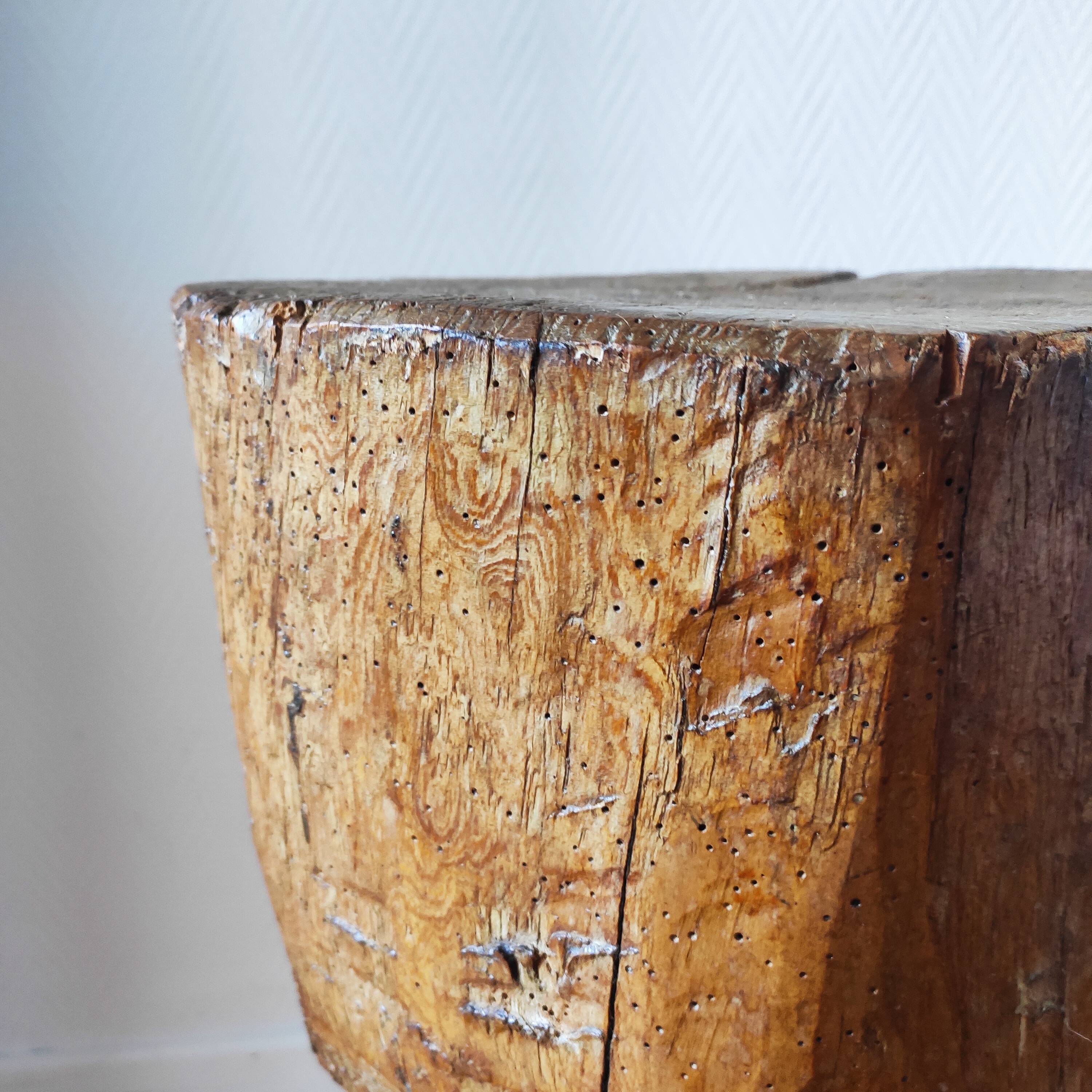 Brutalist popular art stool from Savoy, 1960.