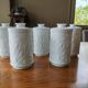 Lot de 5 pots d'apothicaire vintages