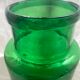 Vase - apothecary bottle in green glass