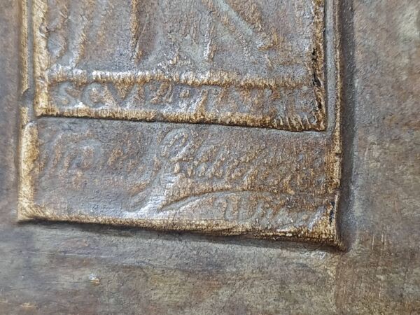 Sculpture céramique Femme et cruche ceinture opale Goldscheider vers 1900, 60 cm C155