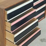 Commode U 453 Rose 8 drawers Jiri Jiroutek for Interior Prague 1962