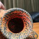 60s type fat lava amphora vase