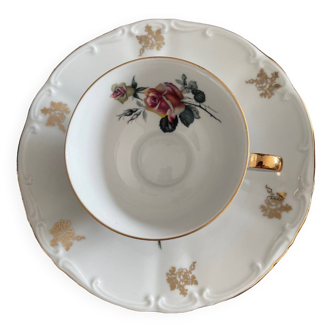 Tasse et assiette Bareuther Waldsassen 261