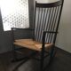 Vintage Scandinavian J16 rocking chair by Hans J. Wegner for FDB
