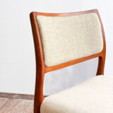 Chaise de salle à manger modèle 80 par Niels O. Møller en teck
